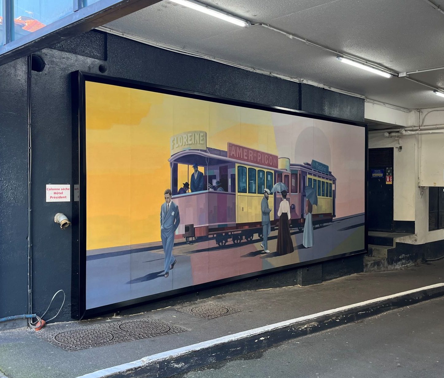 peinture parking