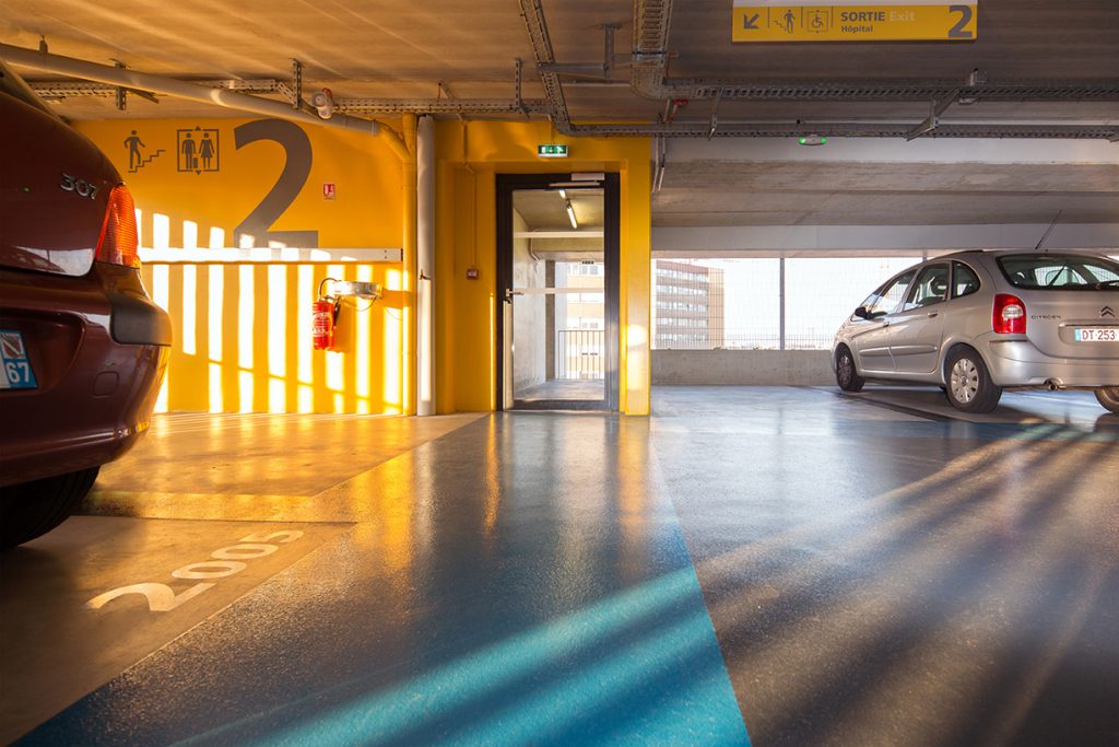 Construction Parking Strasbourg Hôpital Hautepierre