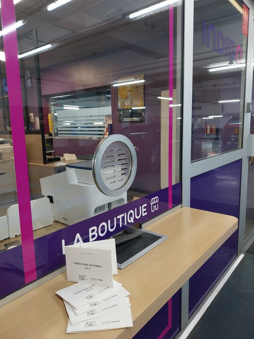 Ateliers et animations poésie chez INDIGO