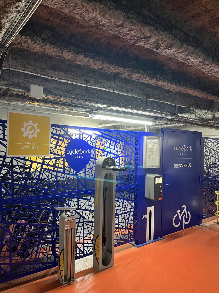 Cyclopark parking INDIGO Nice